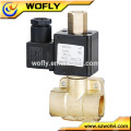 China supplier high temperature 1/2NPT high pressure stainless steel valve solenoid ptfe